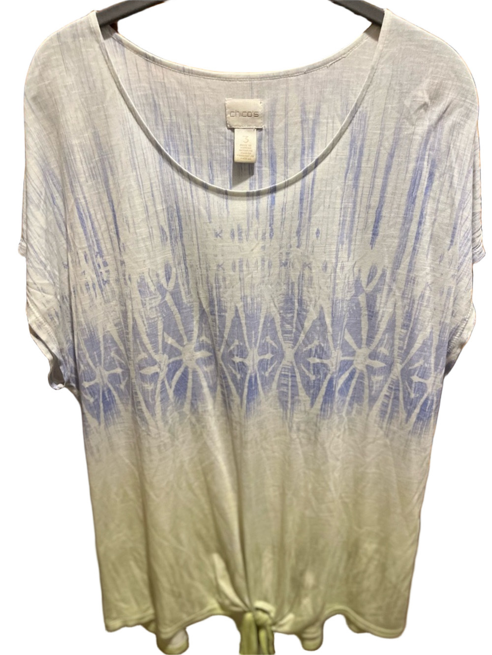 25. WOMENS CHICO’S 3/XL DETAIL TOP